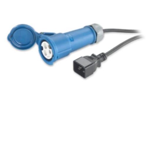 APC - Cavo di alimentazione - IEC 60320 C20 a IEC 60309 16A (F) - 230 V c.a. V - 16 A - 2.5 m - nero - per P/N: AP98892F, AP98894F, AP98896F, SUVTR30KHS, SUVTR40KH4B5S, SUVTR40KH5B5S, SUVTR40KHS